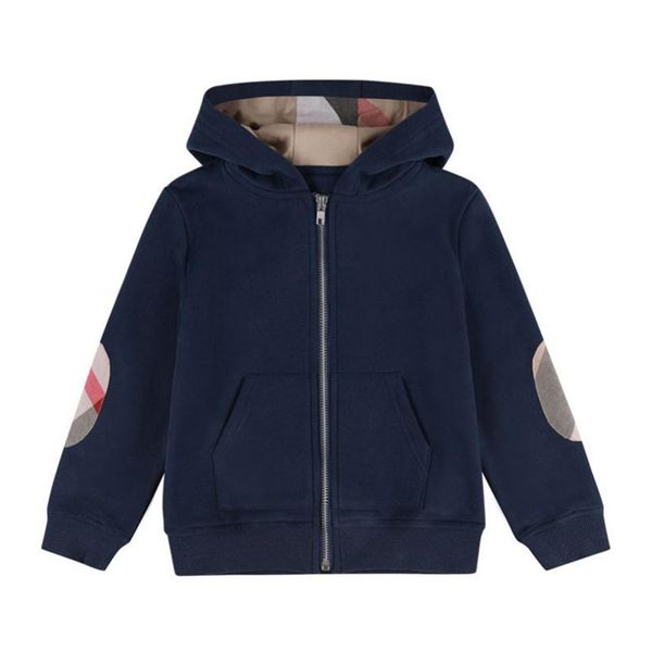 

2021 spring autumn baby boys jackets kids cotton zipper coats children hooded jacket boy outwear child casual cardigan coat2789, Blue;gray