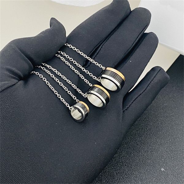 

silver chain necklaces vintage jewelry luxury brand designer necklace fashion punk accessories couple wedding pendants wholesale jewellry pe