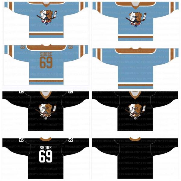 

69 shore sudbery blueberry hockey jersey black blue custom number any name