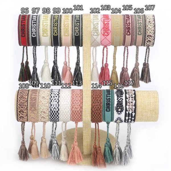 

bracelets adjustable woven friendship bracelet for women men vintage braided s embroidery tassel jewelry wzng263w, Golden;silver