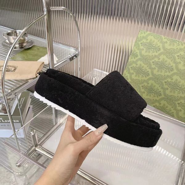 

designer slippers sandals slippers house slipper beach flip flops new macaroni thick soles anti skid soft sole fashion g womens large size 3, Black
