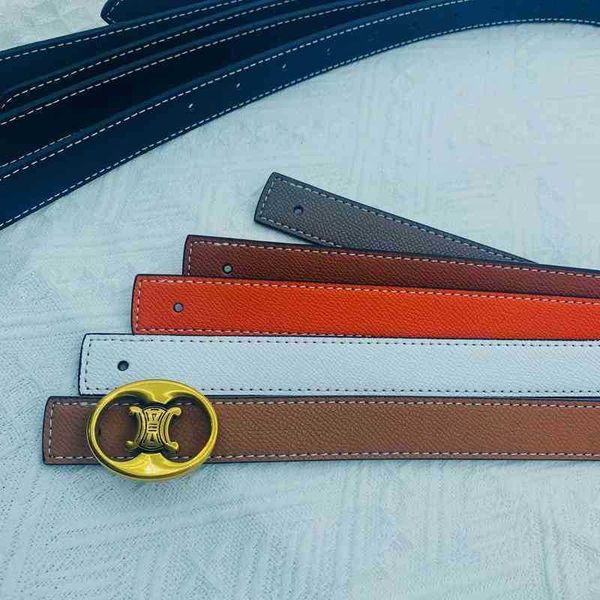 

women's texture leather belt palm print double-sided women's simple and versatile decorative suit casual trouser bag, Black;brown