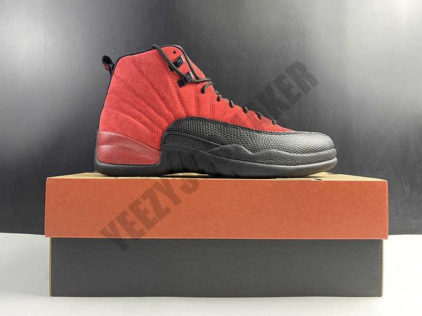 

red 12 reverse 2020 flu game basketball shoes 12s year of pig black purple gold brand desgin fashion look mens ct8013-005 sports sneakers