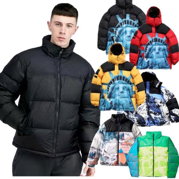 

mens down jackets puffer coat hooded designer parkas women zipper overcoat warm sale sweatshirts couples coats letter winter feather outwear, Black