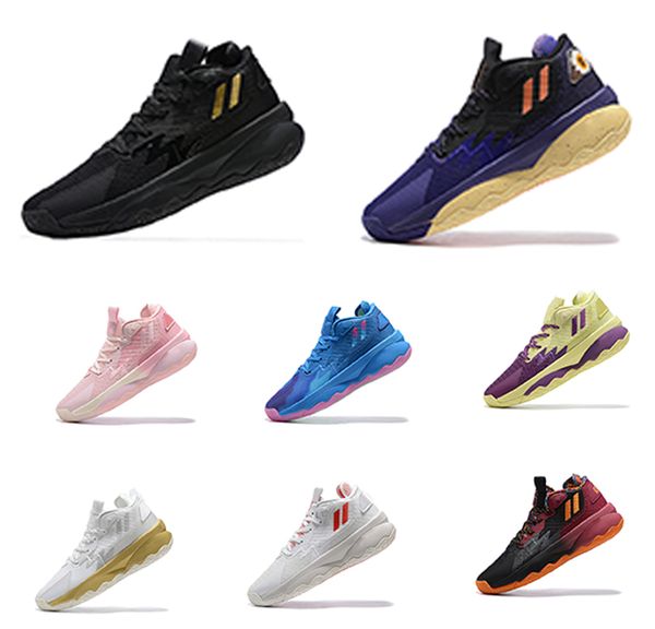 

basketball shoes dame lillard 8 trainers shock absorbing 2022 yakuda local boots online store training sneakers wholesale discount sportswea, White;red