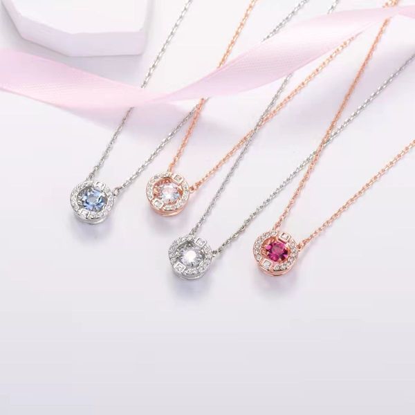 

necklaces bracelet designer jewelry beating heart clavicle necklace clever series vitality color female crystal necklace, Silver