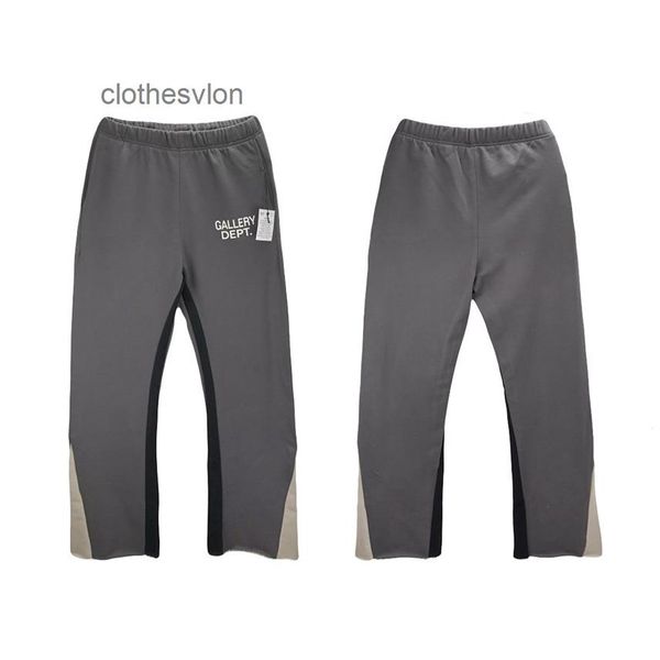 

mens sweatpants 2022 gallerydept multi panel flared sports loose street casual vintage239f, Black