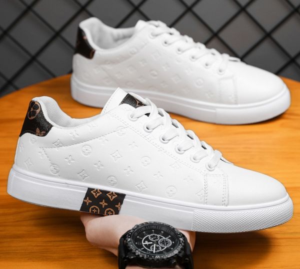 

men's casual shoes leather handmade loafers brand men shoes flat moccasins men white sneakers, Black