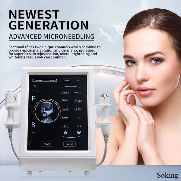 

fractional rf microneedling equipment beauty salon use portable radio frequency micro needle skin tightening scarlet rf microneedle machine