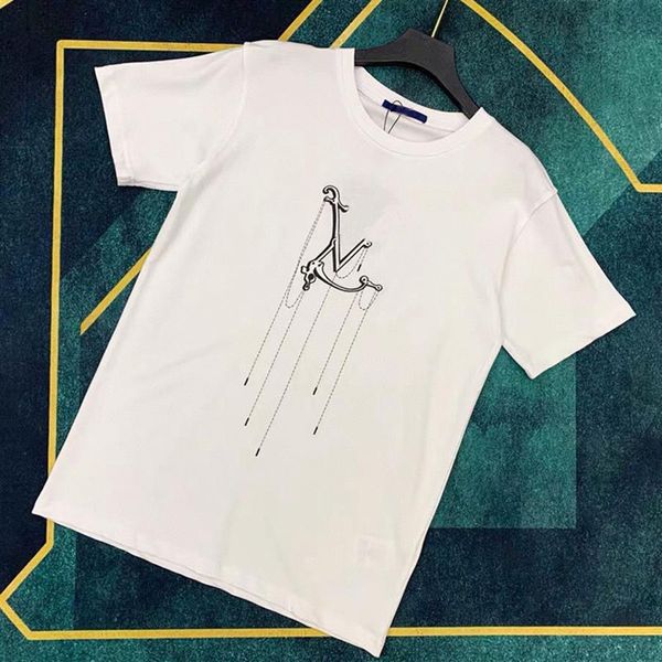 

1a5ves mens womens designer t shirt friends men women short sleeve hip hop style black white t-shirts tees size s-4xl303b, White;black