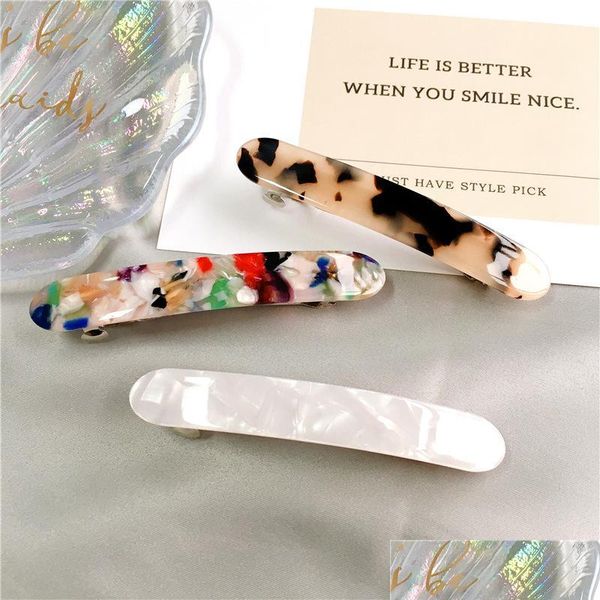 

hair clips barrettes leopard acetate geometric hair clips for women girls headband sweet hairpins barrettes accessories drop deliv dhxvg, Golden;silver