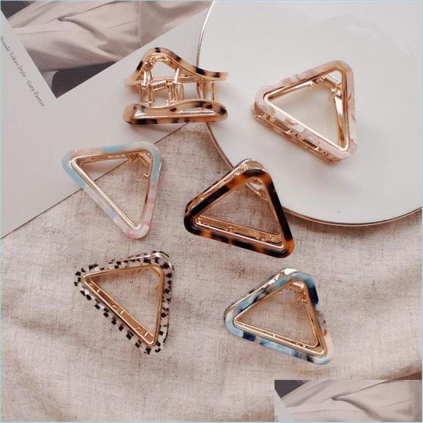 

hair clips barrettes women girls clip claws hair clamps claw clips hairpins barrette crab accessories gifts 7 colors drop delivery dh1xi, Golden;silver