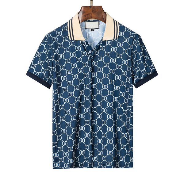 

2023 men's fashion polo shirt luxury italian men's t-shirts short sleeve fashion casual men's summer t-shirt various colors a, White;black