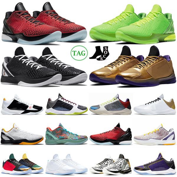 

kobe mamba 6 basketball shoes men protro grinch mambacita hall of fame del sol all-star 5 rings alternate bruce lee lakers mens trainers spo