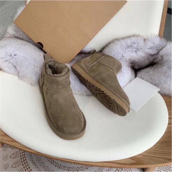 

2022 aus classic warm boots mini snow boot ankle bootss usa gs 585401 women 's kids booties slippers warm boots, Black