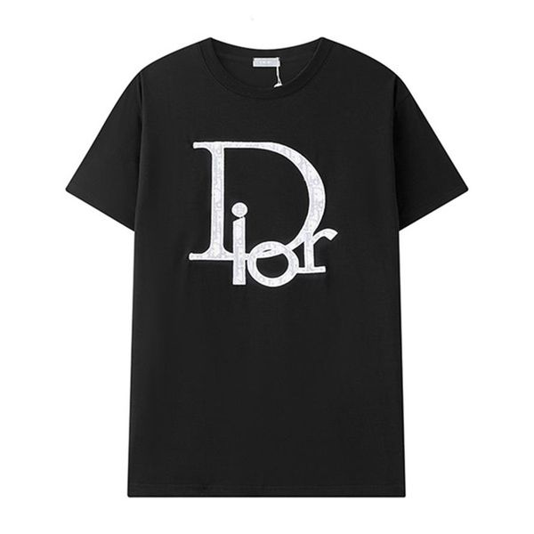 

2021 luxury casual t-shirt new men's wear designer short sleeve t-shirt 100% cotton whole black and white si2153, White;black