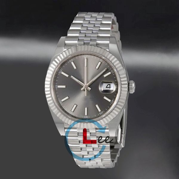 

20 pcs fashion u1 date watches 126334 stainless steel diamond automatic wristwatch movement 2813 valentine's gift 126333, Slivery;golden