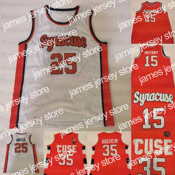 

basketball jerseys custom syracuse orange college basketball jerseys 15 anthony 33 elijah hughes 35 buddy boeheim 11 girard iii 21 marek dol, Black;red