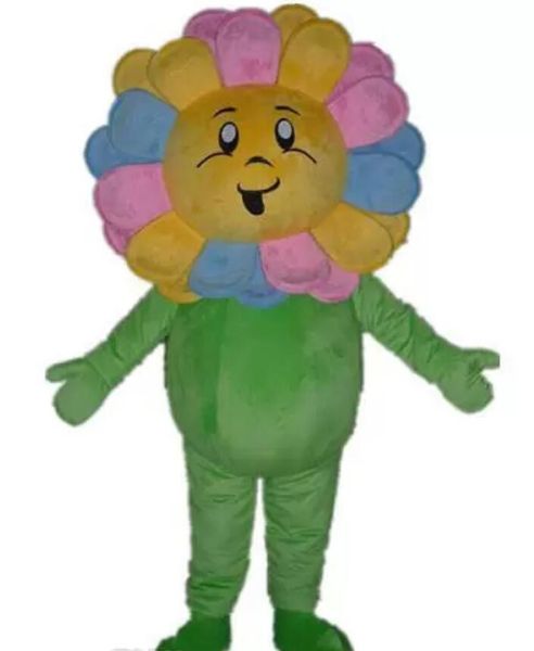 

an sunflower mascot costume for to wear for sale for party, Red;yellow