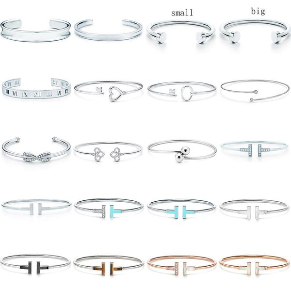

new 100% 925 sterling silver sl 10 tfb original bracelet classic t-shaped bracelet multicolor optional luxury fine jewerly234v, Black