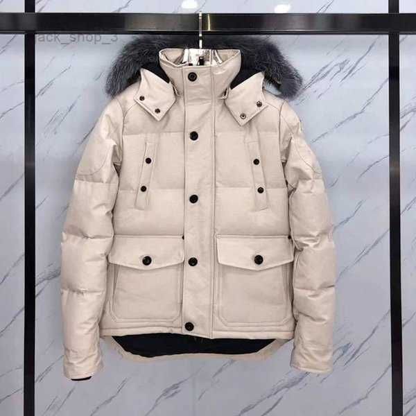 

men's down parkas shoes style mens winter jacket knuckles coat classic casual moose coats outdoor feather keep warm doudoune homme 3 yr, Black