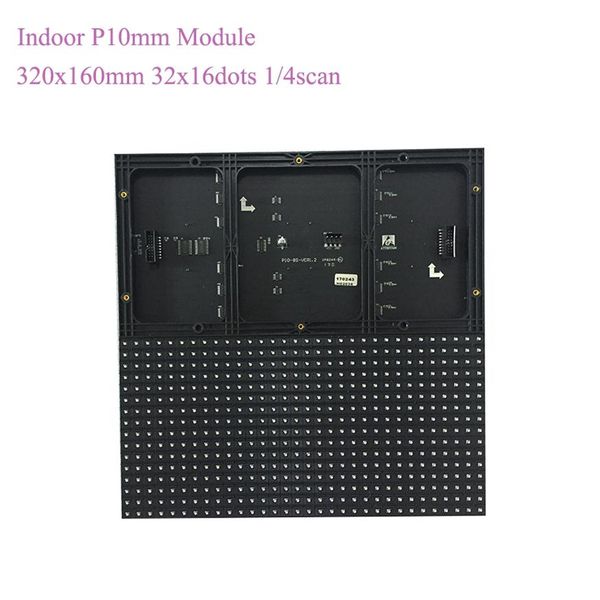 

module 320 160mm p10 indoor 32 16pixels 1 8 scan rgb smd3528 10mm for full color led display screen257h
