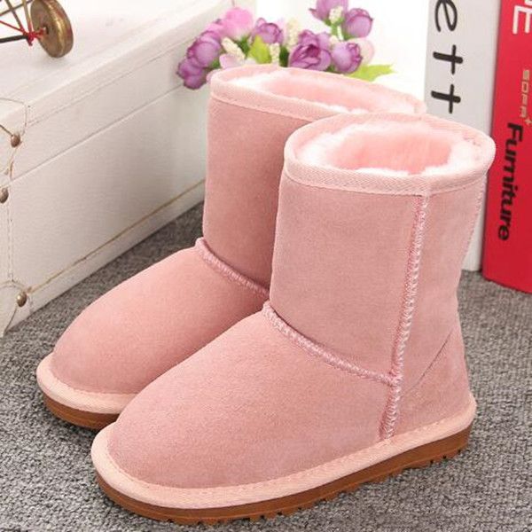 

2022 new real australia 528 high-quality kid boots boys girls children baby warm snow boots teenage students winter boot children' sho, Black;grey