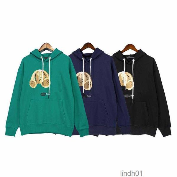 

men's jackets 22ss mens women designer angels palm hoodie sweater sweatshirts streetwear t shirt loose lovers luxury goose canada jacke, Black;brown
