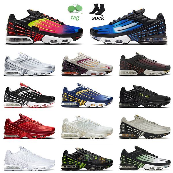 

fashion og tn 3 plus running shoes rainbow black hyper royal big size 12 tuned tn3 crimson red laser blue mens women tennis trainers sneaker