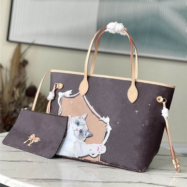 

designer luxury luis bags handbag purses catogram nevel m40995 mm grace coddington cat bag tote 7a quality