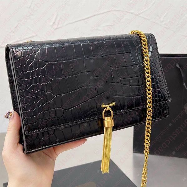 

fashion designer women bag handbag cross body satchel flap chain gold silvery totes hobo luxury genuine leather shoulder bag clutch envelope