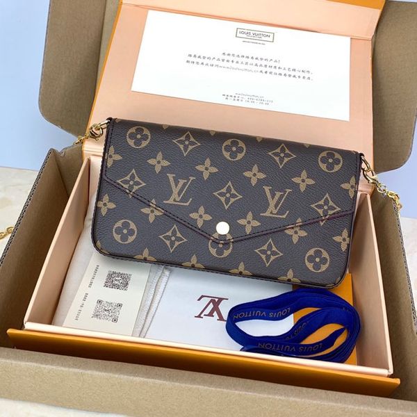 

2023 new pochette felicie bags embossing designer bags envelope chain bag ggs louiseity 1 viutonity lvs yslitys crossbody package tote walle