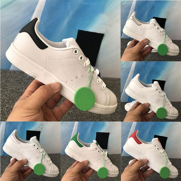 

leisure sports shoes white green pink lush red metal silver fashion coach outdoor men's and women's clothing stan smith, Black