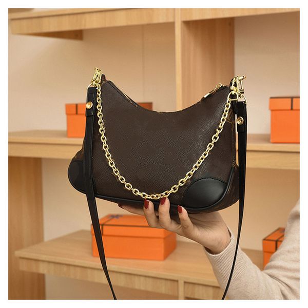 

brand 23ss women's totes letter printed armpit bag grils messenger bag chain shoulder bags