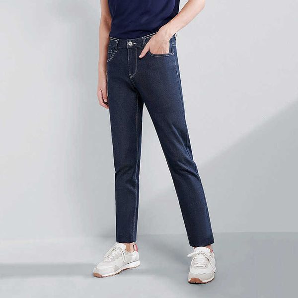 

spring and autumn men's jeans front-line men's removed, Blue