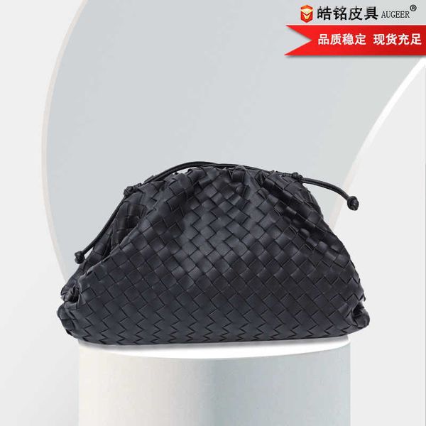 

designer herme luxurious bottess bags venetas pure handmade soft leather woven women's 2022 new fashion wrinkled cloud dumpling 100 han