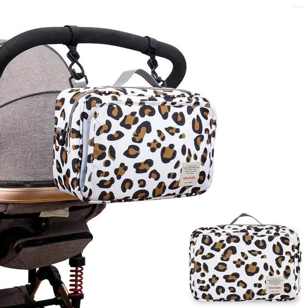 

Stroller Parts Waterproof Baby Printed Bag Storage Diaper Mother And Mommy