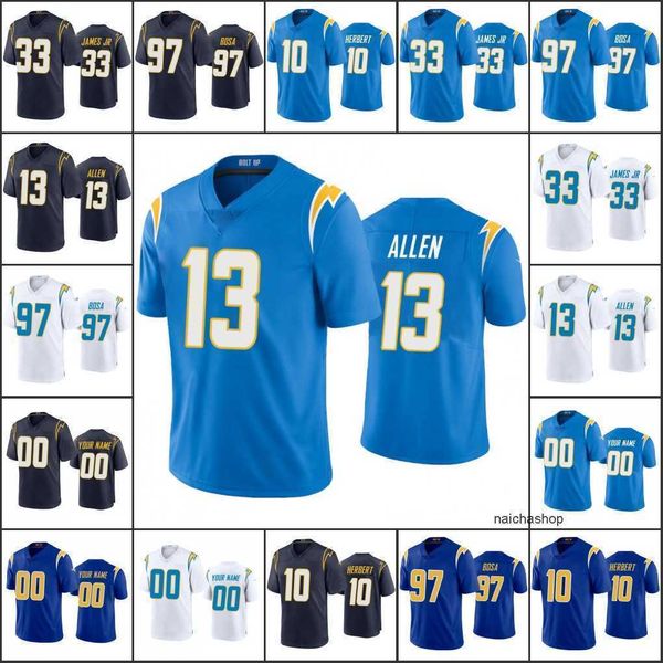 

jersey men los angeles''chargers''women youth #13 keenan allen 97 joey bosa 33 derwin james custom vapor untouchable lim, Black