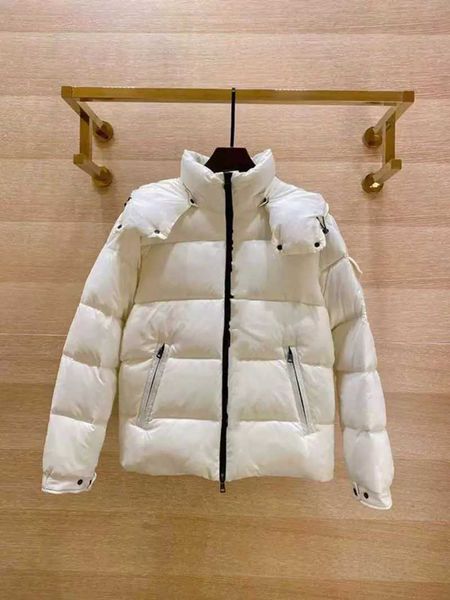 

designer luxury down jacket fur ruff classic men fashion and multi function essential hoodies mens jackets winter warm clothing hoody 5alem9, Black