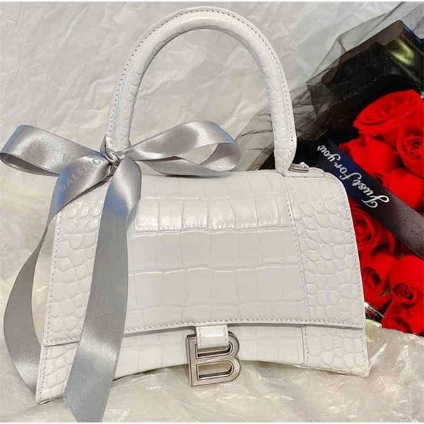 

balencigas handbags designer women luxurys 2022 women's bags hourglass b family crocodile b-shaped leathe handbag