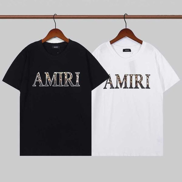 

designer amirs mens t-shirts street fashion new us short sleeve art letter print casual hip hop high street half tshirt, White;black