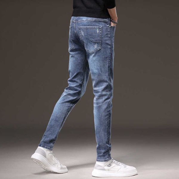 

classic blue jeans men's spring and autumn 2022 new wear versatile