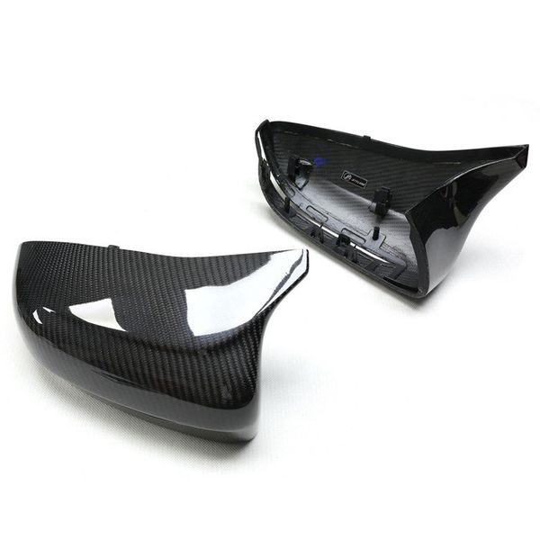 

car side mirror cover caps for bmw m5 m8 f90 f91 f92 f93 lhd carbon fiber rearview mirrors shell