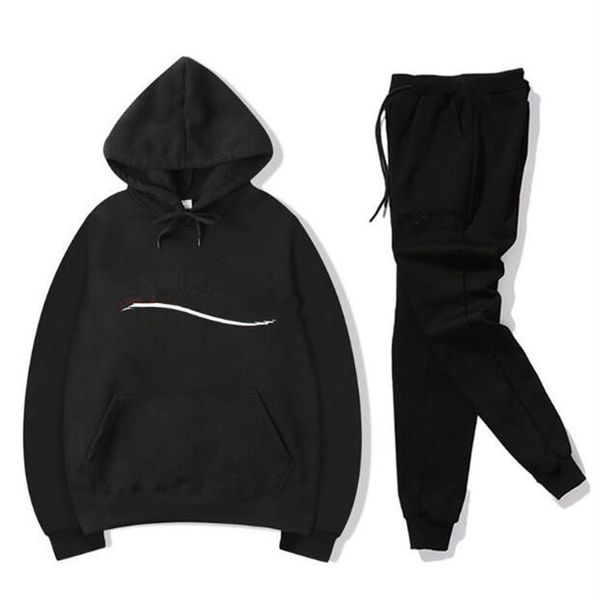 

designer off men's white tracksuits sportswear sets jogging suits hoodies men sweatshirts loose suit mens pants brand clothin262c, Gray