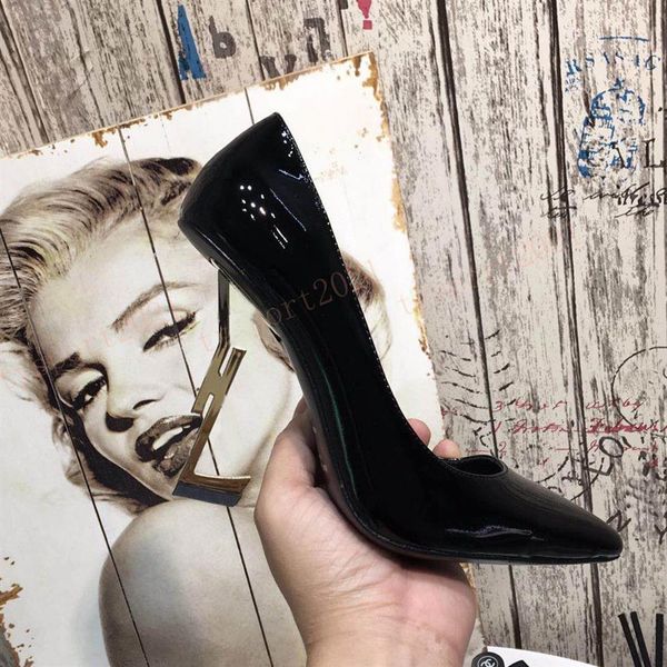 

women dress shoes fashion genuine leather heels lady wedding shoe228y, Black
