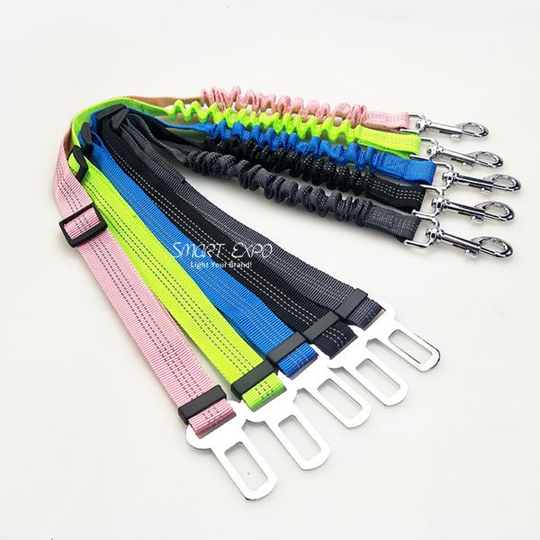 

travel pet dog seat belt leashes heavy duty nylon bungee seatbelts universal fit cars truck suv ps13