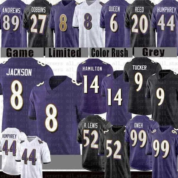 

custom lamar jackson jersey baltimore''ravens''14 kyle hamilton mark andrews justin tucker ray lewis ed reed red marlon, Black