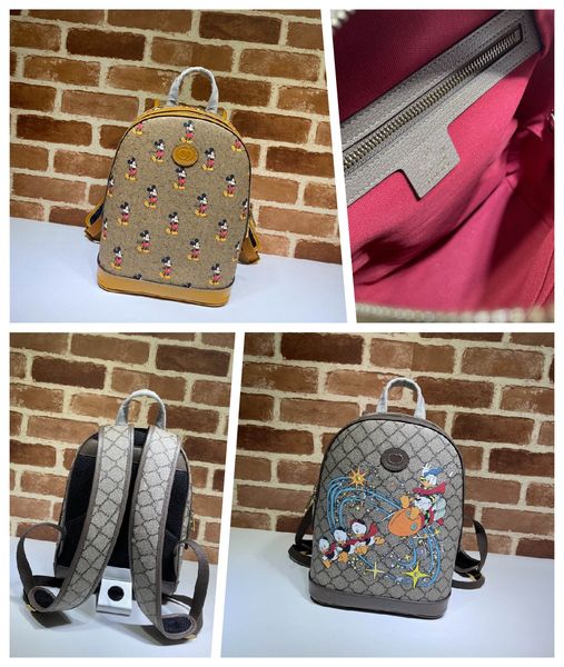 

designer luxury bag disn collaboration 552884 antique style gold hardware pvc calf daypack backpack