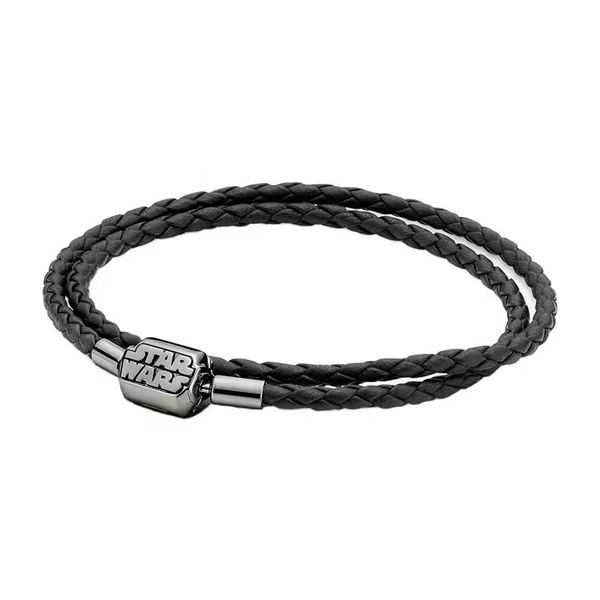 

new fashion double layer braided leather bracelet men women clip clasps charm bracelets pulseras male female jewelry, Golden;silver
