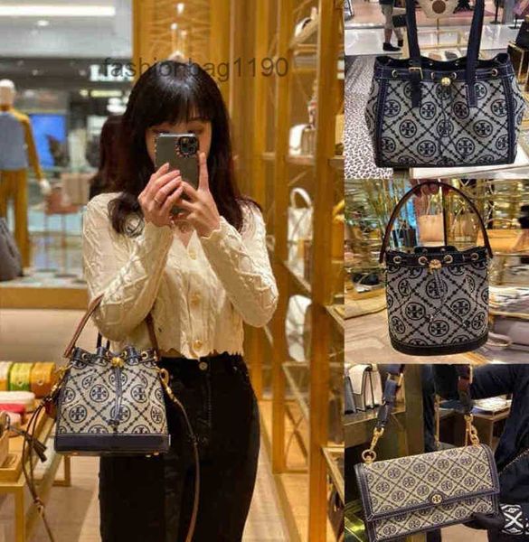 

designer handbags burchs bags t0rys bag bags light women's flower single shoulder bucket tot pillow 2022 popular messengerphz